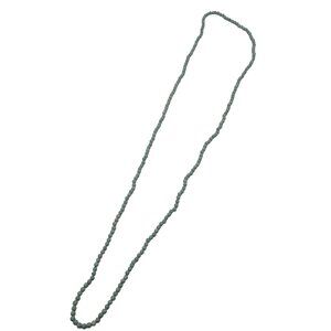 Pale Green Round Beaded Stone Necklace Minimalist Style Boho Fashion Accessory